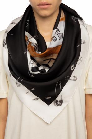 Chusta z motywem misia z logo, zdjęcie 2 Chusta z motywem misia z logo od Moschino